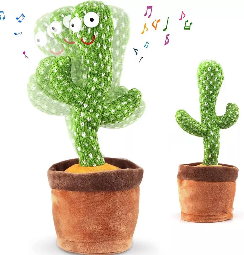 Juguete Cactus Bailarin Imita Voz