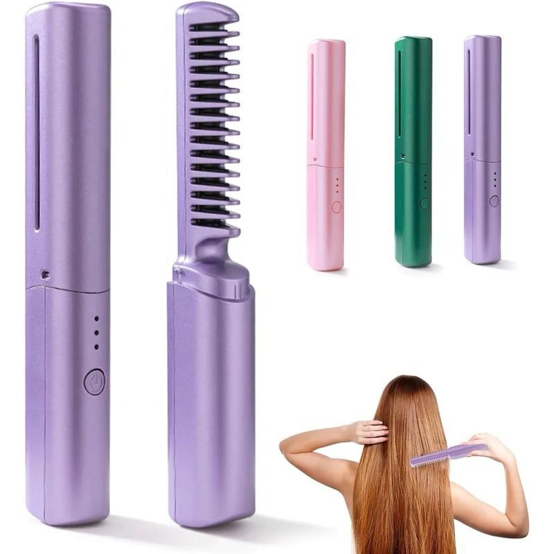 LiberSell verde LiberSell Belleza Mini Cepillo Alisador